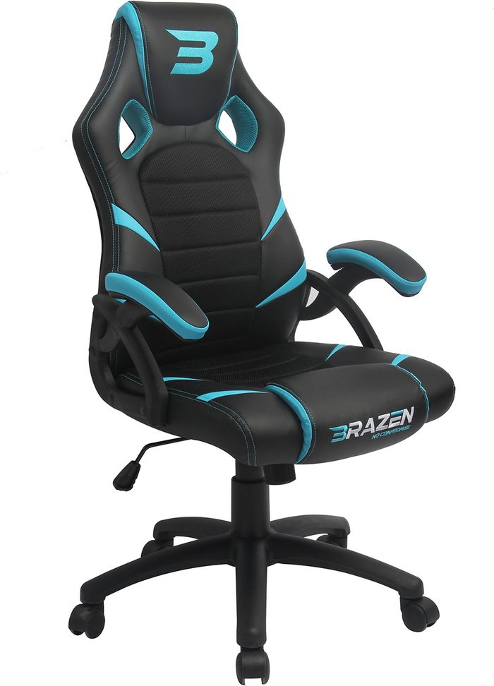 The Range | BraZen Brazen Puma PC Gaming Chair - Blue BraZen Brazen Puma PC Gaming Chair - Blue