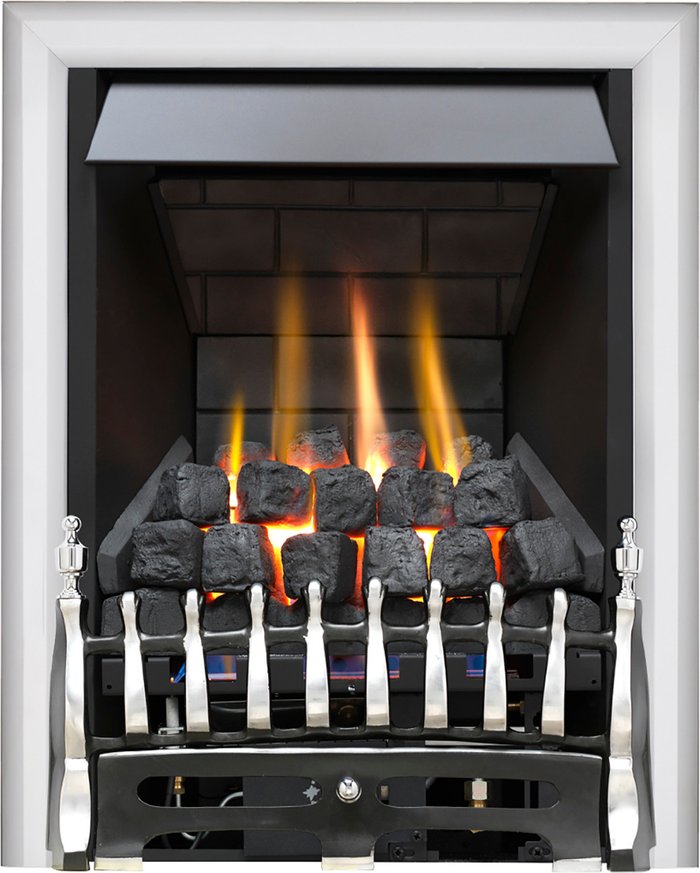 The Range | Focal Point Fires Focal Point Blenheim Multi Flue Manual Gas Fire - Chrome Focal Point Fires Focal Point Blenheim Multi Flue Manual Gas Fire - Chrome