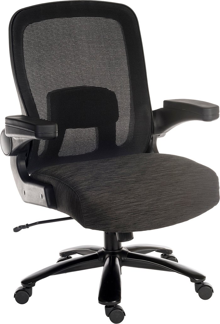 The Range | TEKNIK TEKNIK Hercules Extreme Heavy Duty Fabric & Mesh Chair - Black TEKNIK TEKNIK Hercules Extreme Heavy Duty Fabric & Mesh Chair - Black