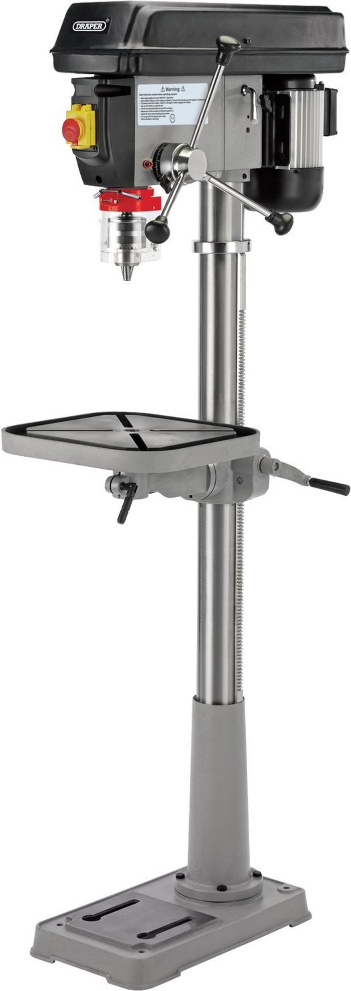 The Range | Draper Draper GD25/12EF 16 Speed Floor Standing Pillar Drill 240v Draper Draper GD25/12EF 16 Speed Floor Standing Pillar Drill 240v
