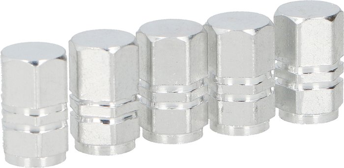 The Range | Dunlop Pack of Four Dunlop Valve Caps - Silver Dunlop Pack of Four Dunlop Valve Caps - Silver