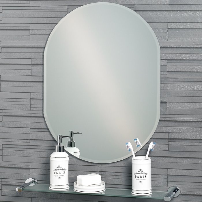 The Range | Showerdrape Showerdrape Lincoln Small Oval Mirror Showerdrape Showerdrape Lincoln Small Oval Mirror