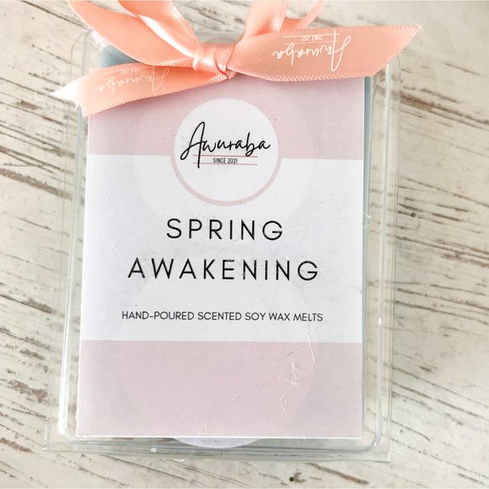 The Range | AwurabaHome Spring Awakening Scented Soy Wax Melts - Blue / Clamshell AwurabaHome Spring Awakening Scented Soy Wax Melts - Blue / Clamshell