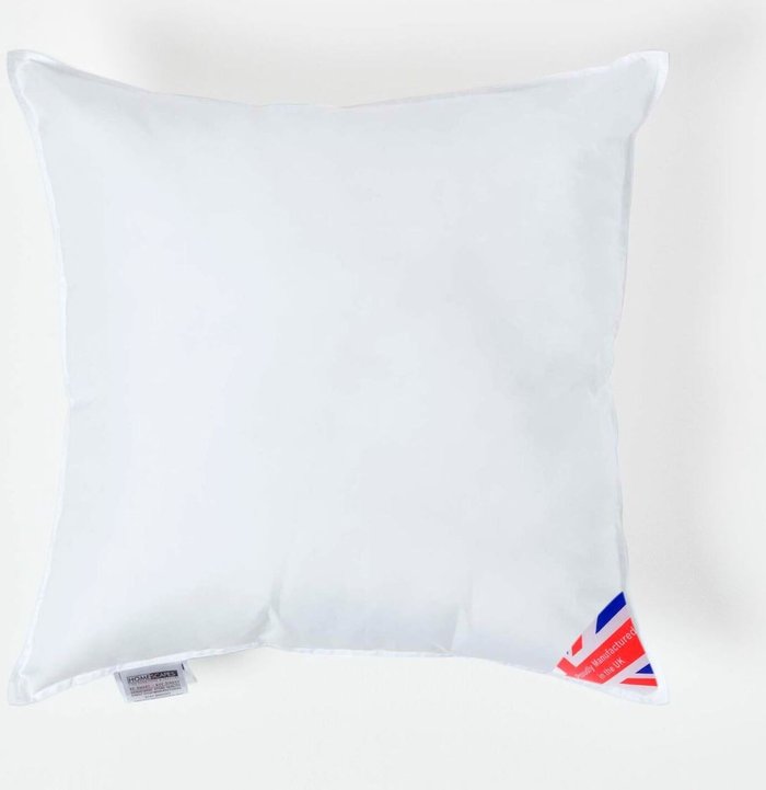 The Range | Homescapes Super Microfibre Cushion Pad Insert - White / 1 / 60cm Homescapes Super Microfibre Cushion Pad Insert - White / 1 / 60cm