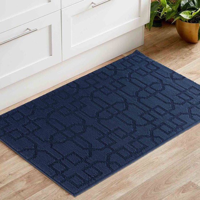 The Range | Serdim Rugs Serdim Rugs Siam Anti Slip 9Mm Mats Navy 120X160 Cm Serdim Rugs Serdim Rugs Siam Anti Slip 9Mm Mats Navy 120X160 Cm