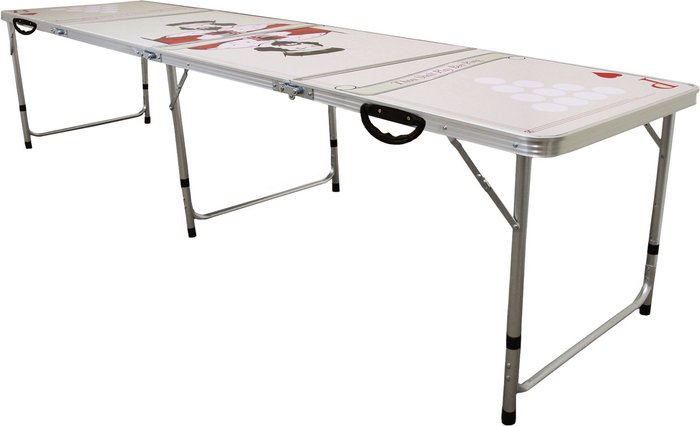 The Range | Monstershop Beer Pong Table 8ft - White Monstershop Beer Pong Table 8ft - White