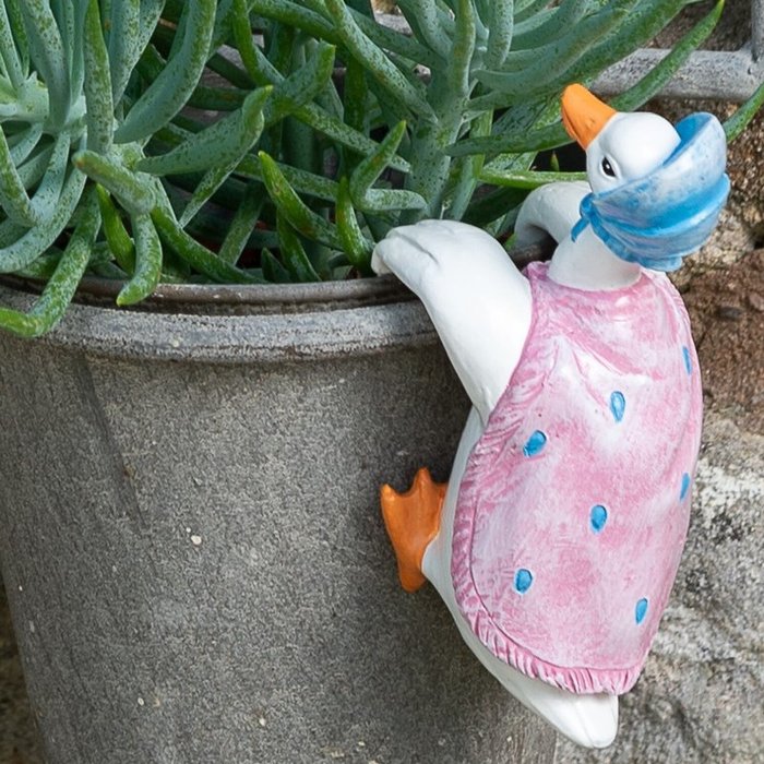 The Range | Pot Buddies Beatrix Potter Jemima Puddle Duck Plant Pot Hanger - Multicolour Pot Buddies Beatrix Potter Jemima Puddle Duck Plant Pot Hanger - Multicolour