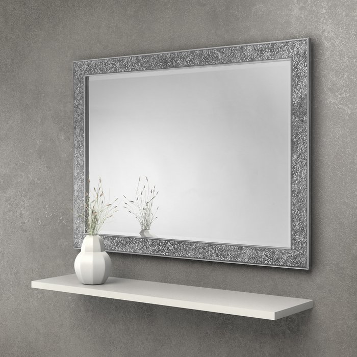 The Range | Julian Bowen Staccato Fragment Wall Mirror - Silver Julian Bowen Staccato Fragment Wall Mirror - Silver