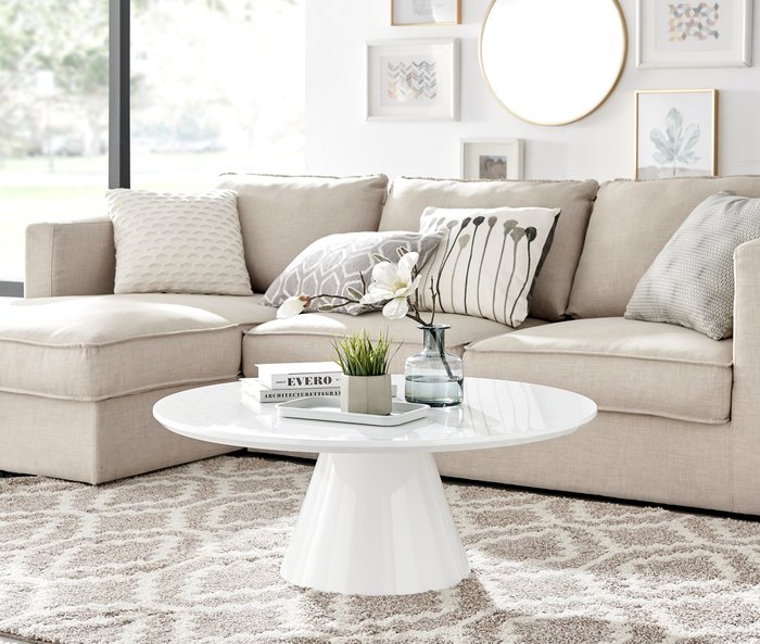 The Range | FurnitureboxUK Palma White Gloss Coffee Table - White FurnitureboxUK Palma White Gloss Coffee Table - White