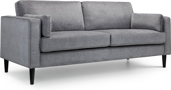 The Range | MARGUERITE Marguerite - 3 Seater Dark Grey Chenille Fabric Upholstered MARGUERITE Marguerite - 3 Seater Dark Grey Chenille Fabric Upholstered