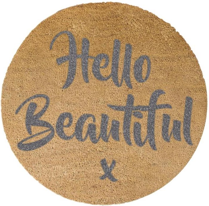 The Range | Artsy Doormats Artsy Doormats Grey Hello Beautiful Circle Doormat Artsy Doormats Artsy Doormats Grey Hello Beautiful Circle Doormat