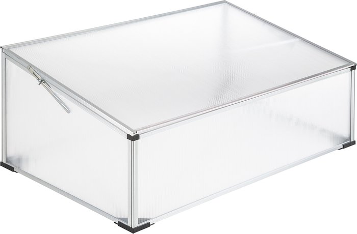 The Range | TECTAKE Tectake Garden Cold Frame In Aluminum With Lockable Roof White TECTAKE Tectake Garden Cold Frame In Aluminum With Lockable Roof White