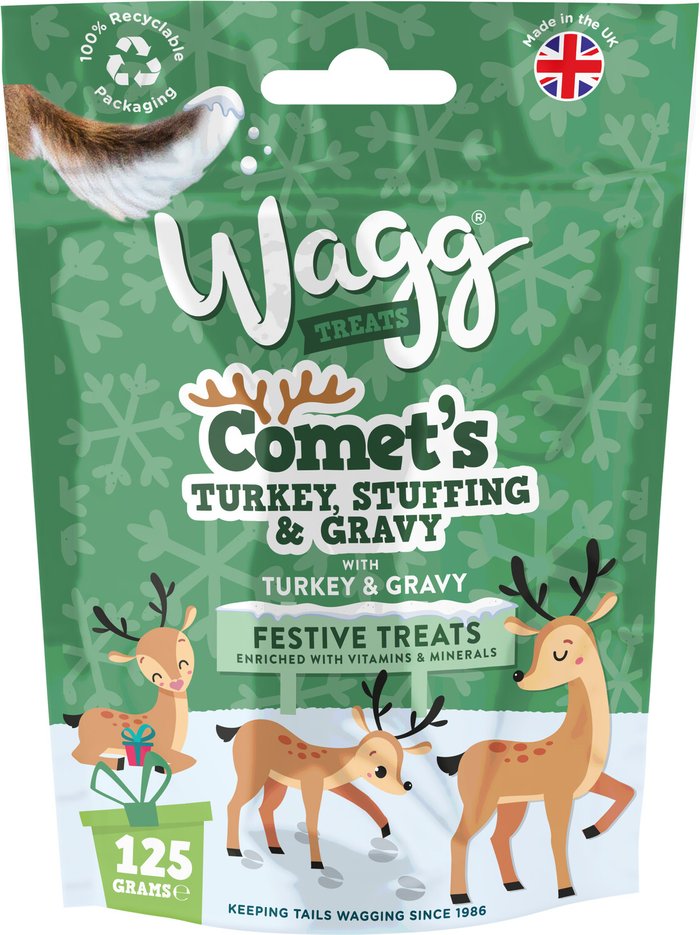 The Range | Wagg Wagg Festive Dog Treats - Turkey, Stuffing and Gravy Wagg Wagg Festive Dog Treats - Turkey, Stuffing and Gravy