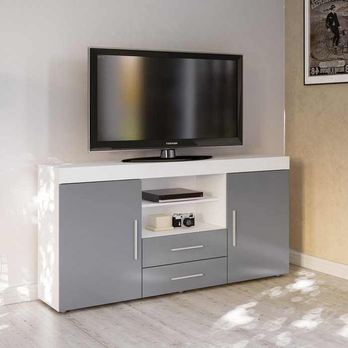 The Range | Birlea Edgeware Sideboard Black Birlea Edgeware Sideboard Black