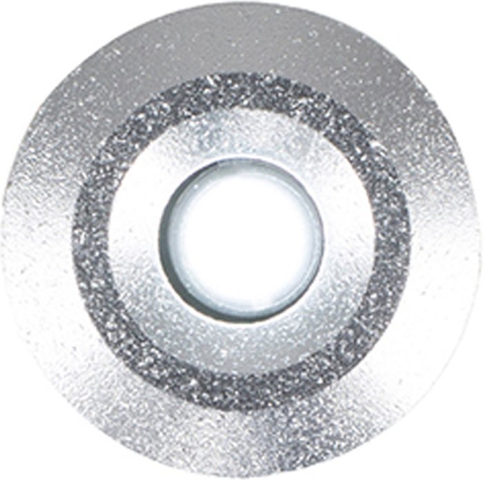 The Range | ValueLights 6 Pack IP67 Rated 15mm White LED Round Garden Decking Kitchen Plinth Lights Kit - Silver ValueLights 6 Pack IP67 Rated 15mm White LED Round Garden Decking Kitchen Plinth Lights Kit - Silver