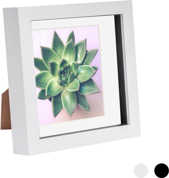 The Range | Nicola Spring 3D Box Photo Frame - 6 x 6 Nicola Spring 3D Box Photo Frame - 6 x 6