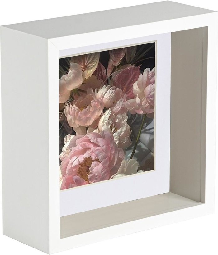 The Range | Nicola Spring 3D Deep Box Photo Frames - 6 x 6 Nicola Spring 3D Deep Box Photo Frames - 6 x 6