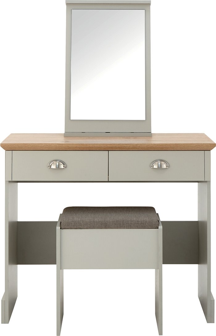 The Range | GFW Kendal Dressing Table Set Grey GFW Kendal Dressing Table Set Grey