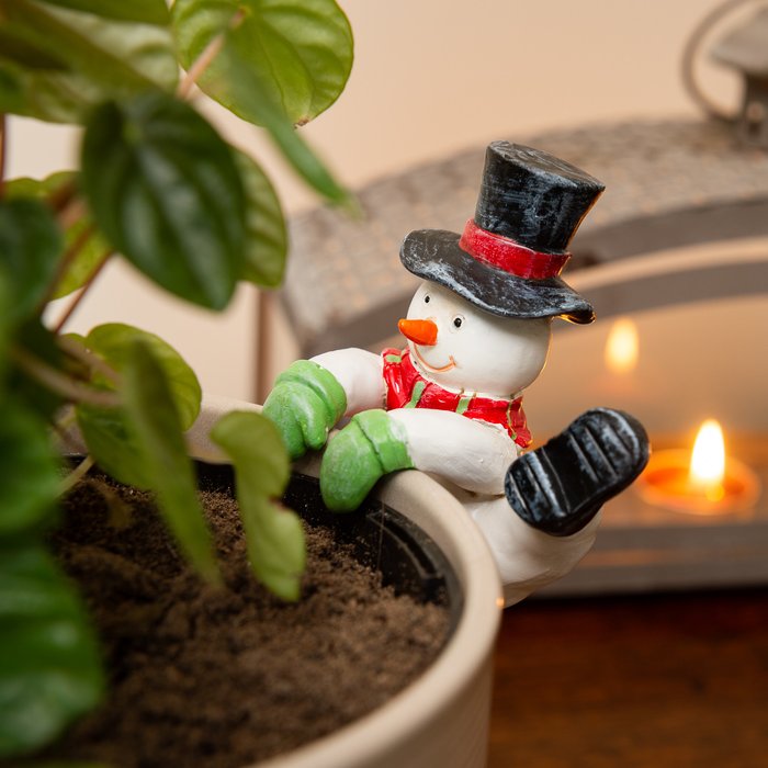 The Range | Pot Buddies Snowman Christmas Pot Hanger - Multicolour Pot Buddies Snowman Christmas Pot Hanger - Multicolour