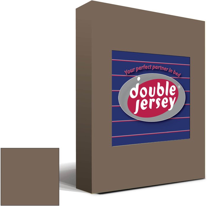 The Range | Double Jersey 90x200x32 cm Double Jersey - Cotton Fitted Sheets - Mocca / Brown Double Jersey 90x200x32 cm Double Jersey - Cotton Fitted Sheets - Mocca / Brown