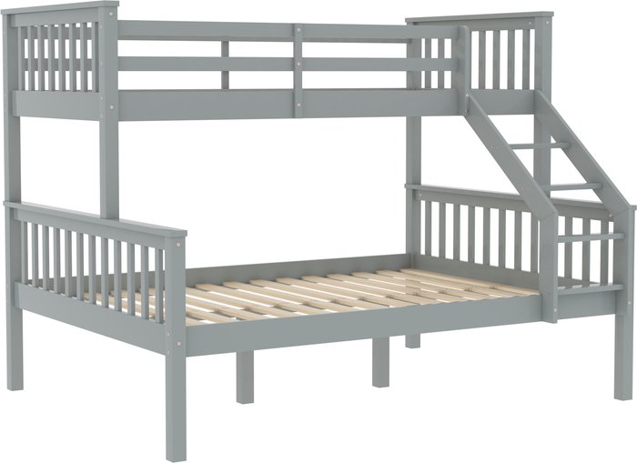 The Range | Milan Triple Sleeper Bunk Bed - Grey Milan Triple Sleeper Bunk Bed - Grey