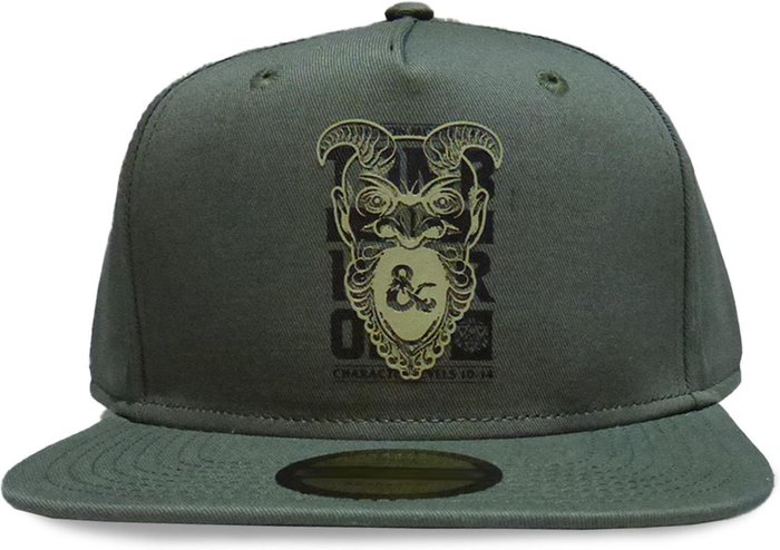 The Range | Hasbro HASBRO Dungeons and Dragons Tomb of Horrors Logo Snapback - Green Hasbro HASBRO Dungeons and Dragons Tomb of Horrors Logo Snapback - Green
