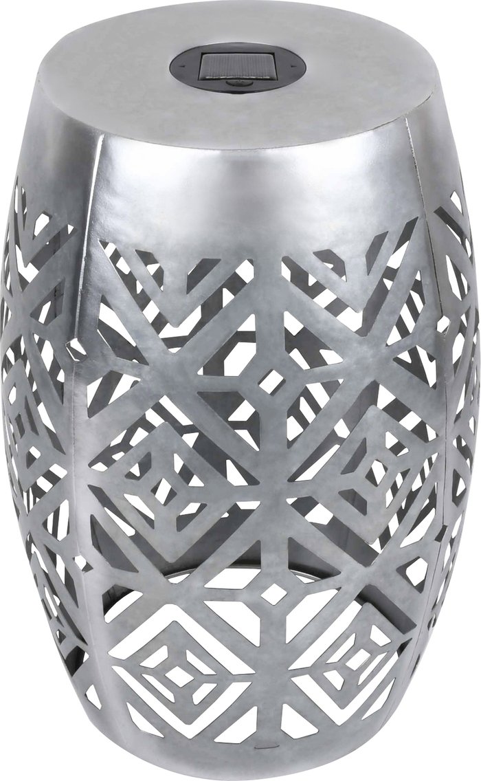 The Range | Teamson Home Teamson Home Garden Decor 2 In 1 Solar Lantern LED Light Table - Silver Teamson Home Teamson Home Garden Decor 2 In 1 Solar Lantern LED Light Table - Silver