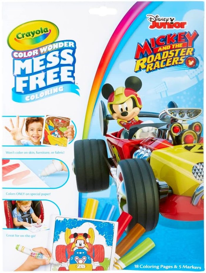 The Range | Crayola Colour Wonder Mess Free Coloring Book Markers - Multi / Mickey Mouse and the Roadster Races Crayola Colour Wonder Mess Free Coloring Book Markers - Multi / Mickey Mouse and the Roadster Races