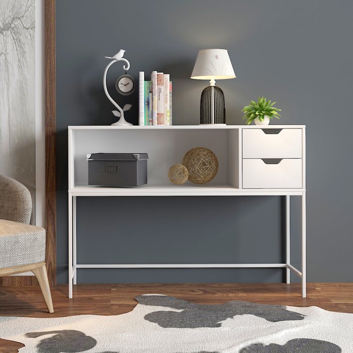 The Range | SoBuy 2 Drawers Console Table Hall Table - White SoBuy 2 Drawers Console Table Hall Table - White