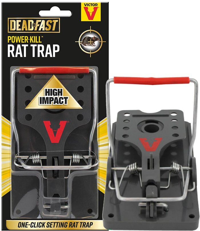 The Range | Deadfast Power Kill Rat Trap One-click Setting Indoor & Outdoor Use Single Deadfast Power Kill Rat Trap One-click Setting Indoor & Outdoor Use Single