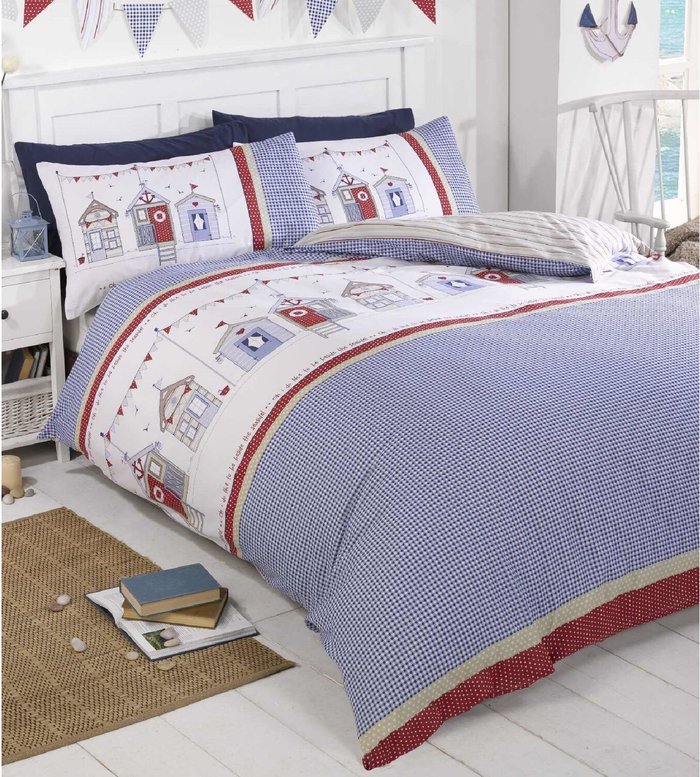 The Range | Beach Hut Duvet Set - Single Beach Hut Duvet Set - Single