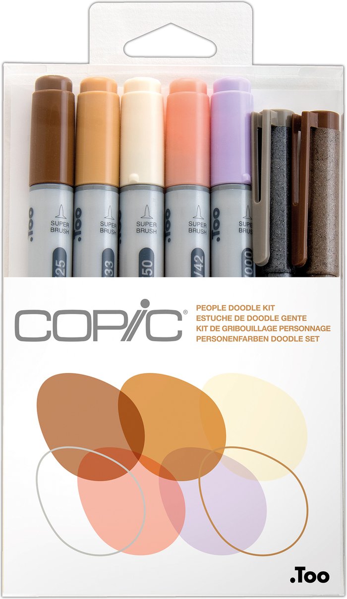 The Range | Copic Copic Doodle Kit - People - People Copic Copic Doodle Kit - People - People