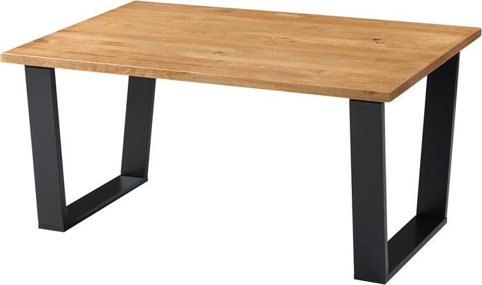 The Range | Core Products Texas Coffee Table Black Metal Legs - Antique waxed pine Core Products Texas Coffee Table Black Metal Legs - Antique waxed pine