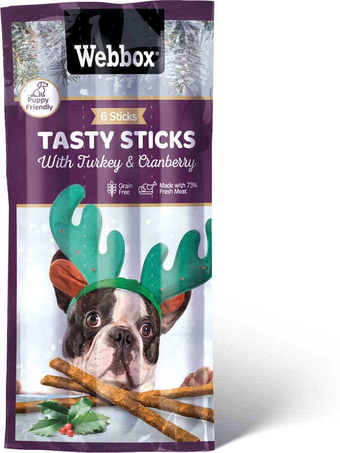 The Range | Webbox Pack of 6 Webbox Tasty Sticks for Dogs Webbox Pack of 6 Webbox Tasty Sticks for Dogs