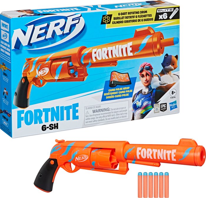 The Range | NERF Nerf Fortnite 6 Shot Blaster NERF Nerf Fortnite 6 Shot Blaster