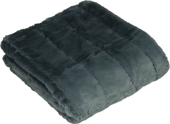 The Range | Paoletti Paoletti Empress Faux Fur Throw Polyester Charcoal 180 x 130cm Paoletti Paoletti Empress Faux Fur Throw Polyester Charcoal 180 x 130cm