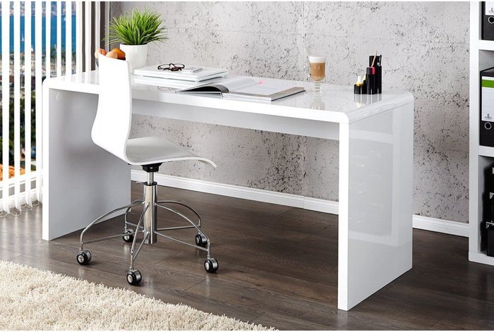 The Range | Furniture Box Furniture Box Enzo Modern White High Gloss Desk Table Furniture Box Furniture Box Enzo Modern White High Gloss Desk Table