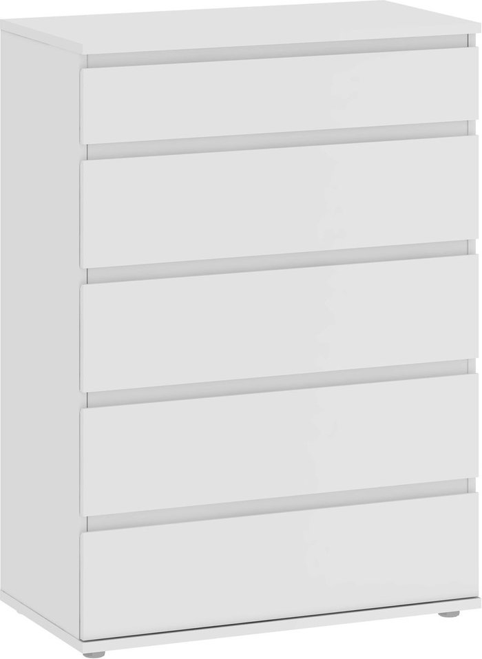 The Range | Furniture To Go Nova Chest of 5 Drawers - White Furniture To Go Nova Chest of 5 Drawers - White