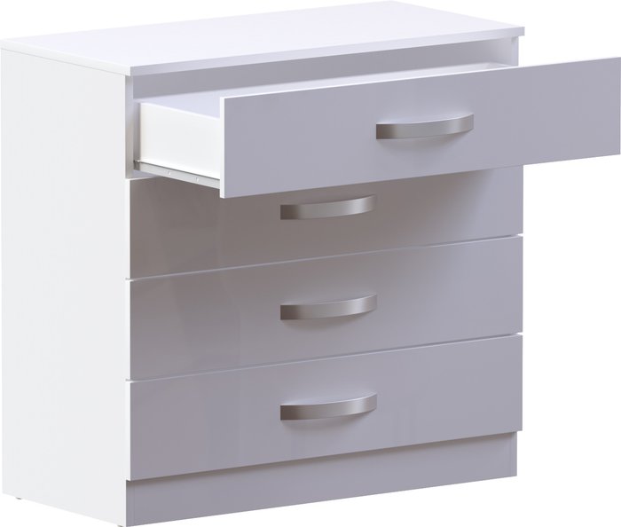 The Range | Hulio 4 Drawer Chest of Drawers - White Hulio 4 Drawer Chest of Drawers - White