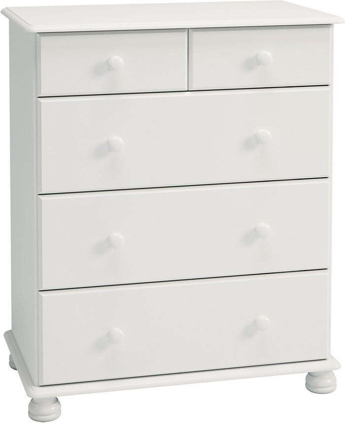 The Range | Copenhagen Deep Drawer Chest - White Copenhagen Deep Drawer Chest - White