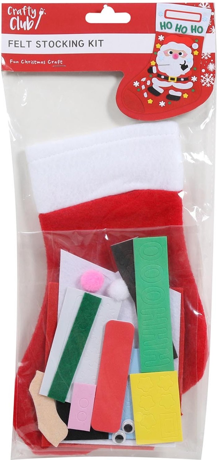The Range | Crafty Club Santa Felt Stocking Kit Crafty Club Santa Felt Stocking Kit