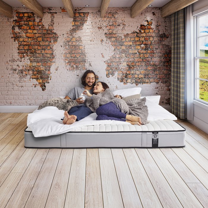 The Range | Jay-Be Jay-Be Benchmark S7 Tri-brid Eco Friendly Mattress Double Jay-Be Jay-Be Benchmark S7 Tri-brid Eco Friendly Mattress Double