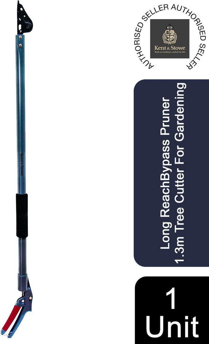 The Range | Kent & Stowe 1.3M Long Reach Bypass Pruner For Gardening Kent & Stowe 1.3M Long Reach Bypass Pruner For Gardening