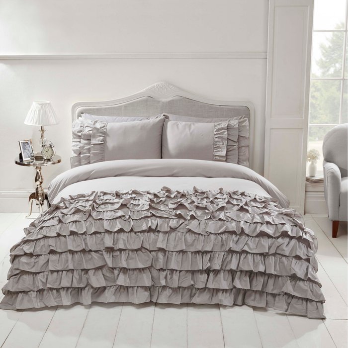 The Range | Rapport Home Flamenco Duvet Set - Grey / King Rapport Home Flamenco Duvet Set - Grey / King