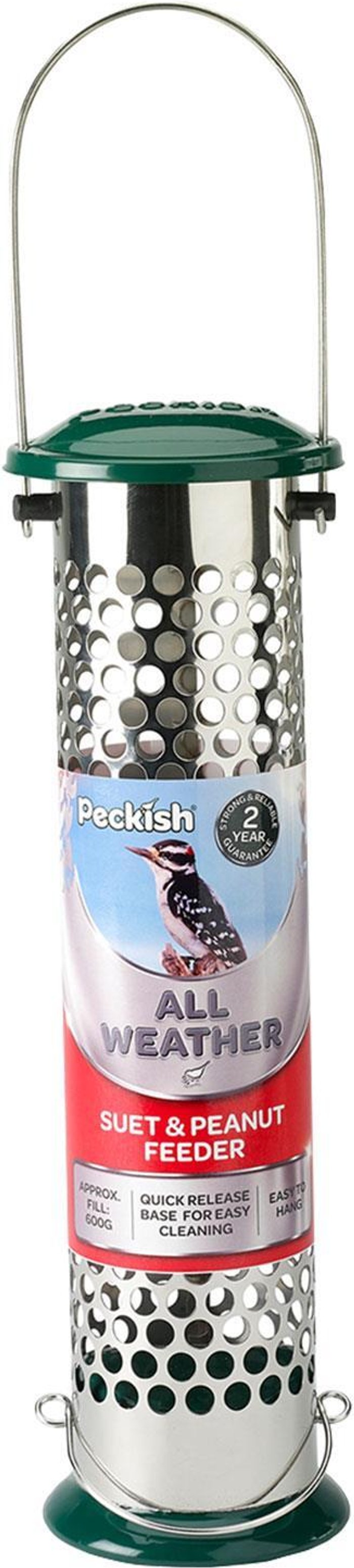 The Range | All Weather Suet and Peanut Bird Feeder - Grey All Weather Suet and Peanut Bird Feeder - Grey
