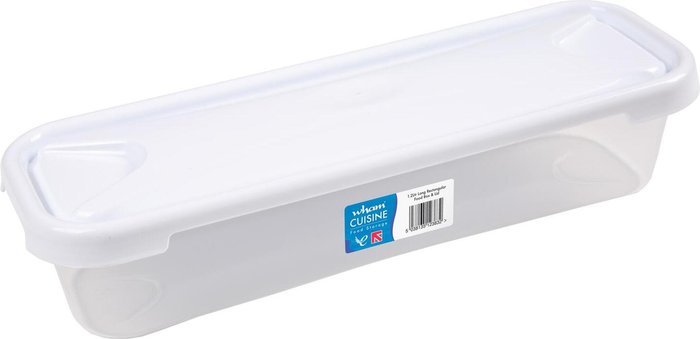 The Range | Wham Wham 1.2L Long Rectangular Food Box With Lid Wham Wham 1.2L Long Rectangular Food Box With Lid