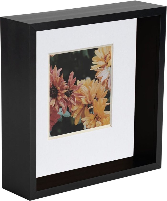 The Range | Nicola Spring 3D Deep Box Photo Frames - 8 x 8 Nicola Spring 3D Deep Box Photo Frames - 8 x 8
