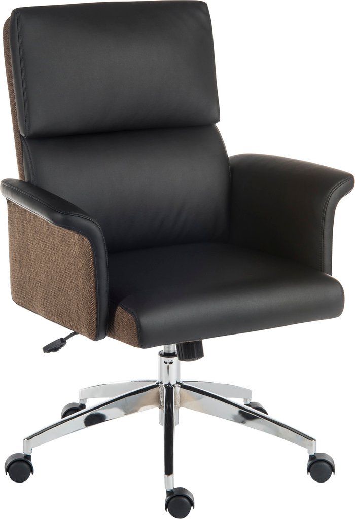 The Range | TEKNIK TEKNIK Elegance Medium Faux-Leather Executive Chair - Black & Brown TEKNIK TEKNIK Elegance Medium Faux-Leather Executive Chair - Black & Brown