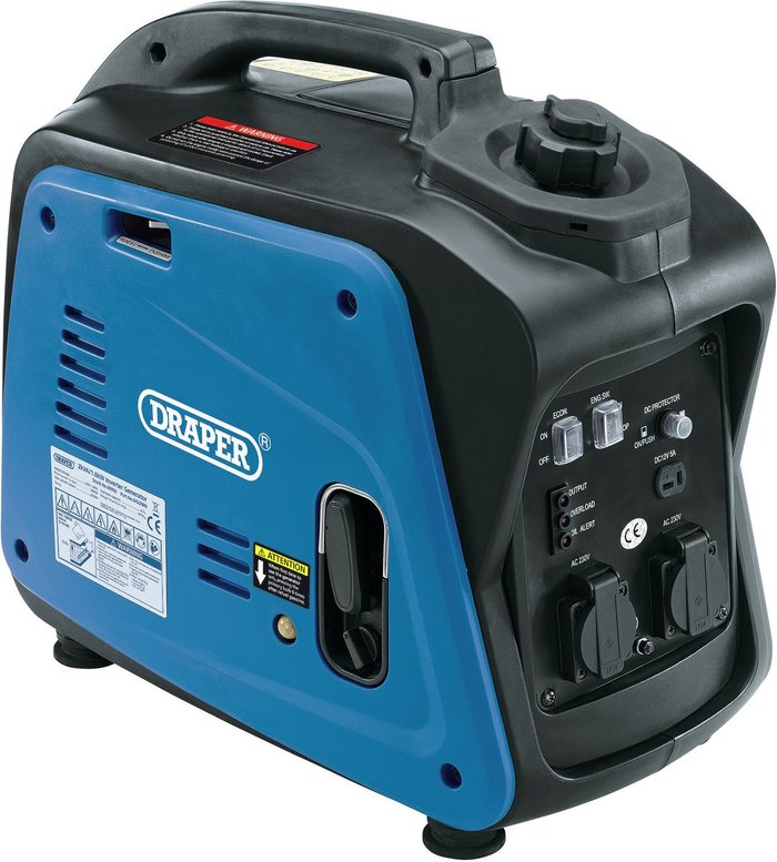 The Range | Draper Draper Petrol Inverter Generator (2.0kVA/1.6kW) Draper Draper Petrol Inverter Generator (2.0kVA/1.6kW)