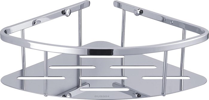The Range | Showerdrape Showerdrape Contempo Stainless Steel Large Corner Basket Showerdrape Showerdrape Contempo Stainless Steel Large Corner Basket